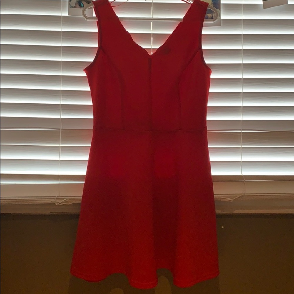 red dress